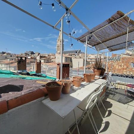 Appartamento Superbe T3 Terrasse Avec Vue Centre Historique Montpellier Esterno foto